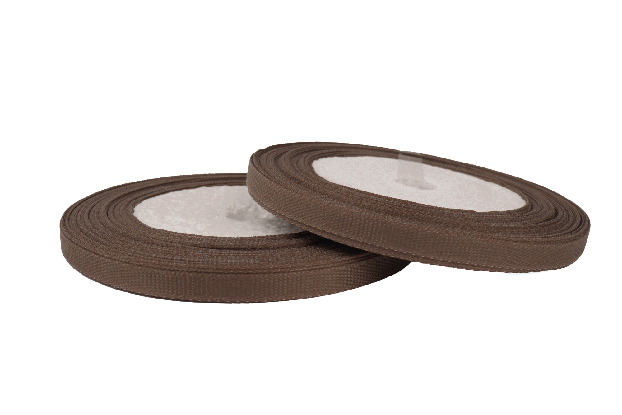 Репсовая лента однотонная (бежево-коричневый), 6мм * 20 ярдов (+-1)