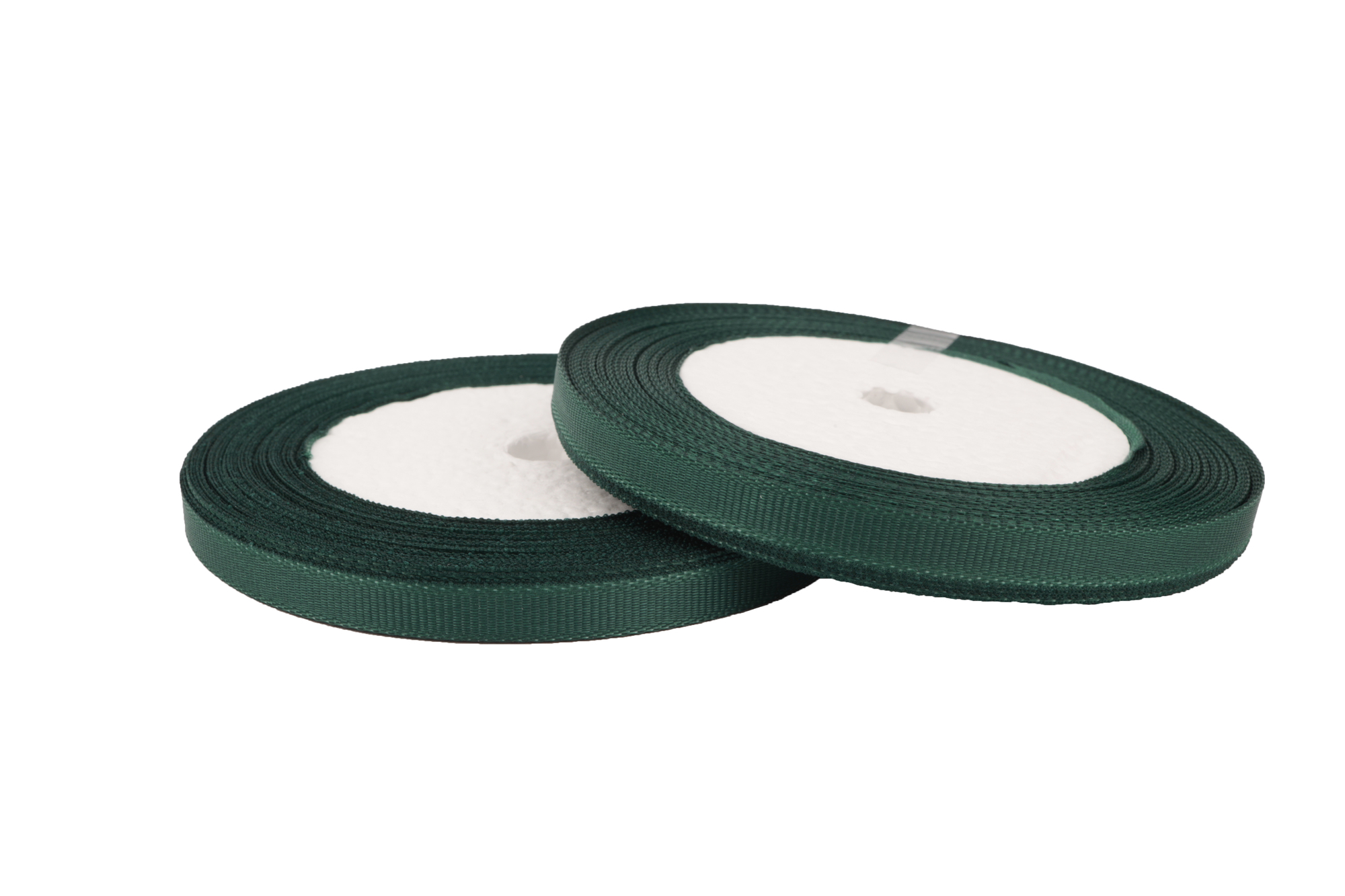 Репсовая лента однотонная (темно-изумрудный), 6мм * 20 ярдов (+-1)