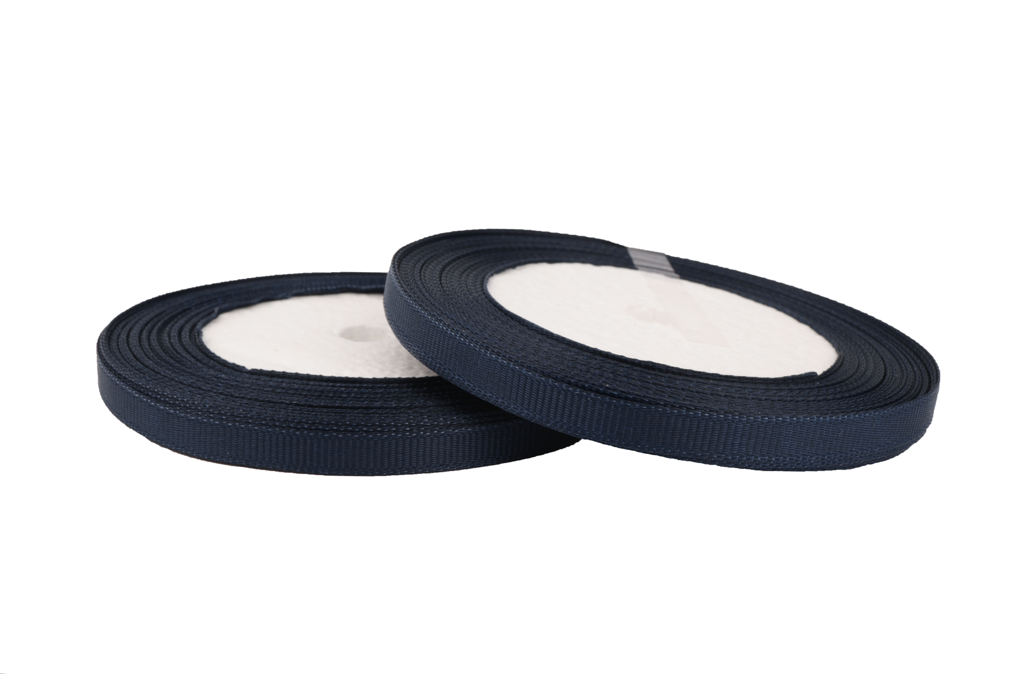 Репсовая лента однотонная (темный джинс), 6мм * 20 ярдов (+-1)