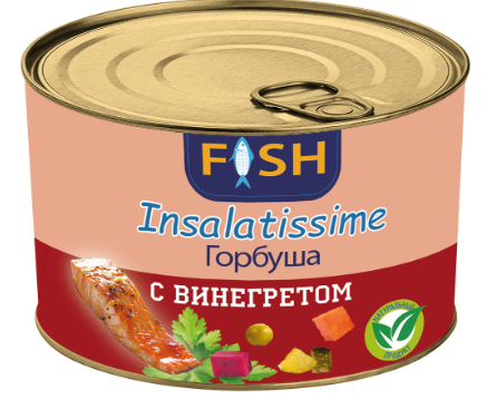 Горбуша с винегретом Fish Insalatissime