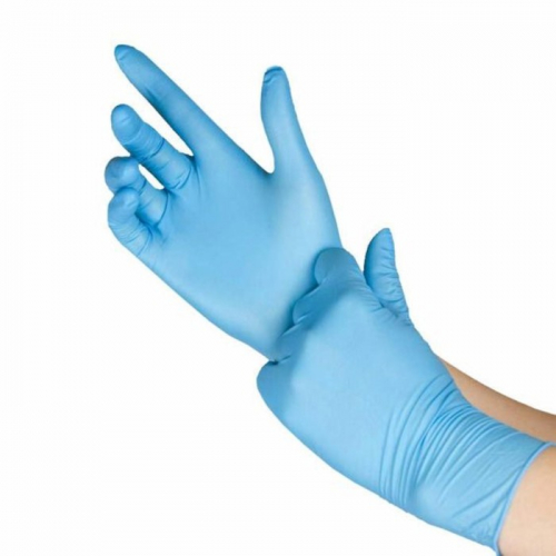 Перчатки медицинские, нитриловые, размер XS, синие, 50 пар