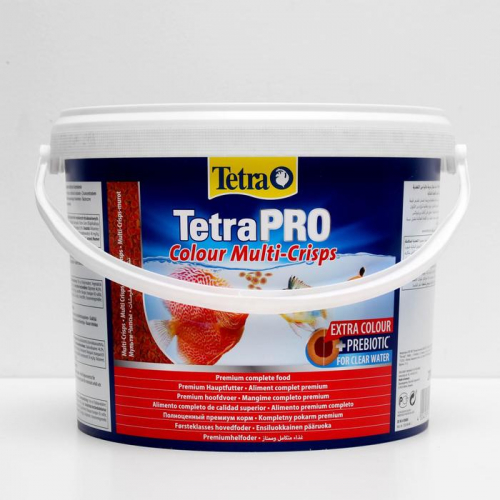 Корм TetraPro Colour для рыб, чипсы для окраса, 10 л., 2,1 кг
