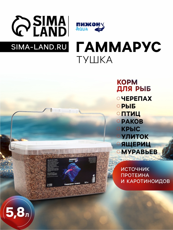 Корм для рыб и черепах
