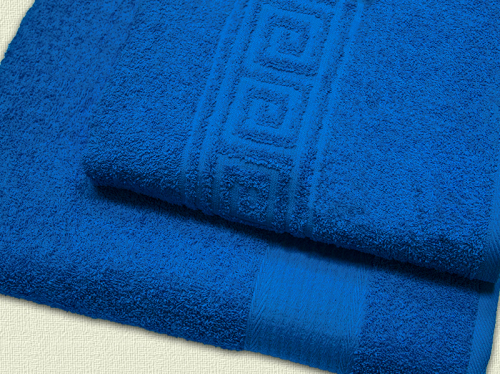 Махровое полотенце арт. 618 (цвет - синий)