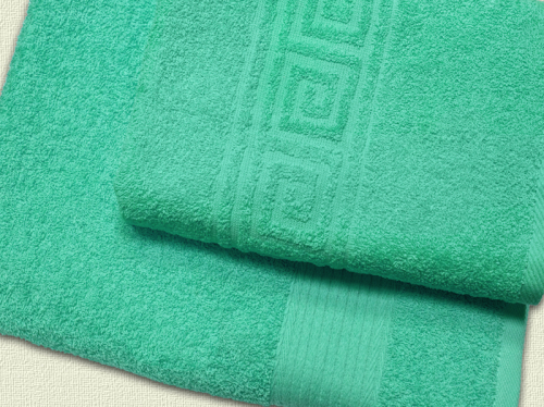 Махровое полотенце арт. 516 (цвет - светлый мятный)