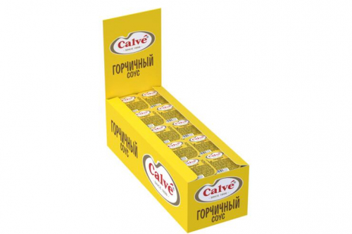 «Calve», соус « Горчичный», дип-пот, 25 г (упаковка 30 шт.)