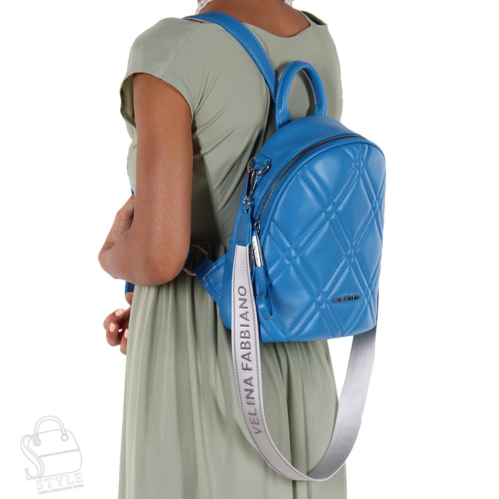 Рюкзак женский 69010-5 blue Velina Fabbiano/50 в Новосибирске