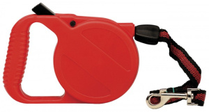 Балтфиш Автоматическая рулетка для собак 5м до 15 кг (Шнур, Красная)