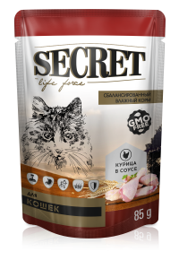 Secret Life Forse Влажный корм для кошек курица в соусе 85 г
