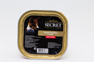 Secret Премиум консервы для собак сердце индейки в желе, 300 г