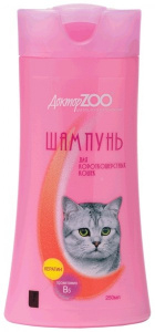 Доктор ZOO Шампунь для короткошерстных кошек, 250 мл