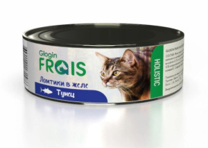FRAIS Holistic Cat Консервы для кошек ломтики в желе, тунец 100 г