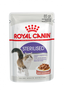Royal Canin Sterilised, консервы в соусе для стерилизованных кошек, 85 г