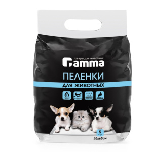 Gamma Подстилки для животных, 40х60 см (5 шт)
