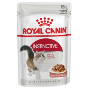 Royal Canin Instinctive консервы в соусе для взрослых котов и кошек, 85 г