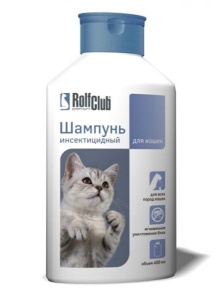 RolfClub шампунь для кошек 400 мл против блох и вшей