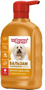 Mr. Bruno Бальзам-кондиционер Питание и Блеск для собак 350 мл