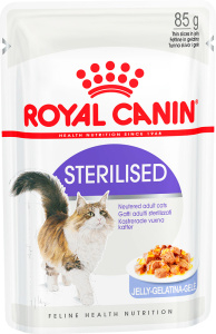 Royal Canin Sterilised, консервы в желе для стерилизованных кошек, 85 г