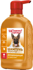 Mr. Bruno Шампунь-кондиционер Дезодорирующий для собак 350 мл