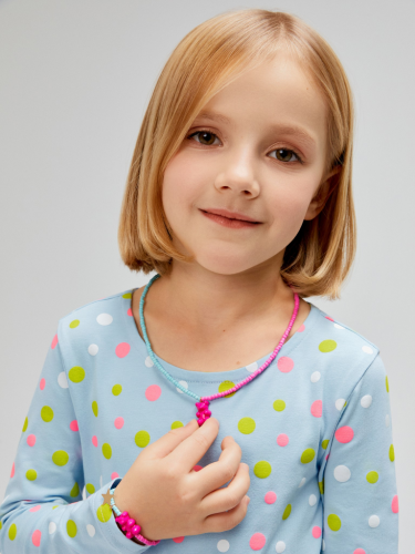 Комплект (бусы + браслет) детский Shipla 20206260032 цветной