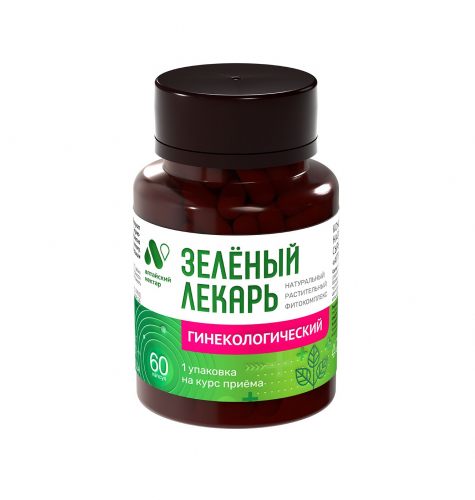 Фитокомплекс Гинекологический Зеленый лекарь для женского здоровья БАД 60 кап/уп Алтайский нектар