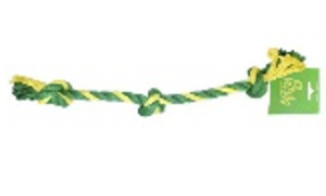 Petsiki Doglike Dental Knot Грейфер канатный 3 узла малый  (желтый-зеленый-зеленый)