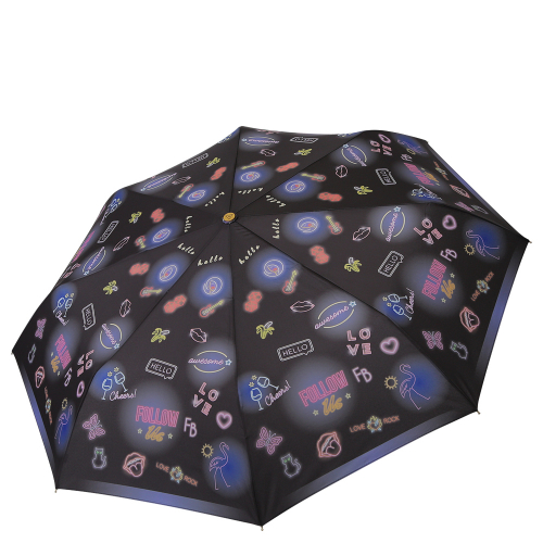 Зонт облегченный, 348гр, автомат, 102см, FABRETTI L-20105-3