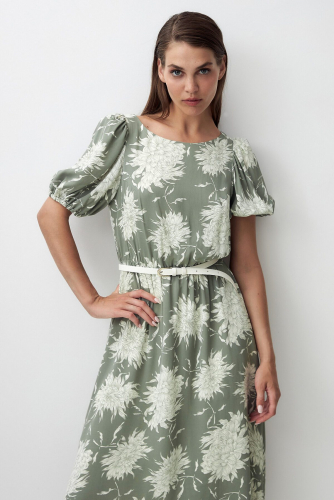 Платье POMPA #970091 1136481nc0390 Серо-зелёный Ст.цена 6410р.