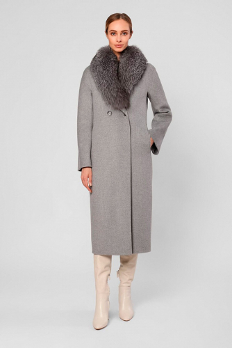 Пальто POMPA #707372Светло-серый