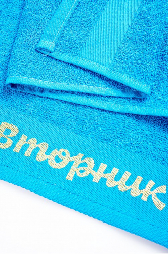 Набор махровых полотенец неделька 7 шт Happy Fox Home