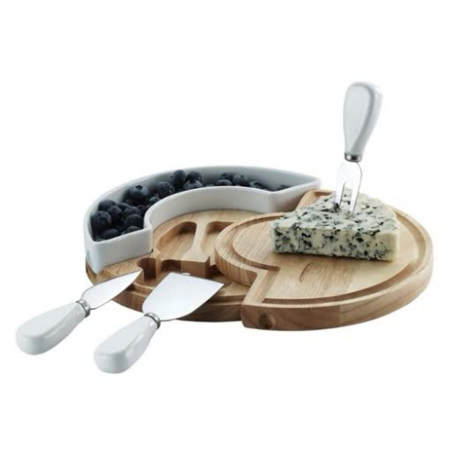 Набор для сыра 5 пр. Linea FORMAGGIO 22*22 см