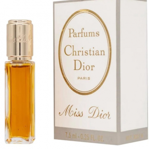 CHRISTIAN DIOR MISS DIOR (w) 7.5ml parfume VINTAGE (белые)