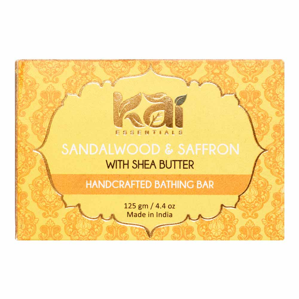 KAI ESSENTIALS Sandalwood & Saffron Мыло Сандал и Шафран Премиум с маслом ши 125г