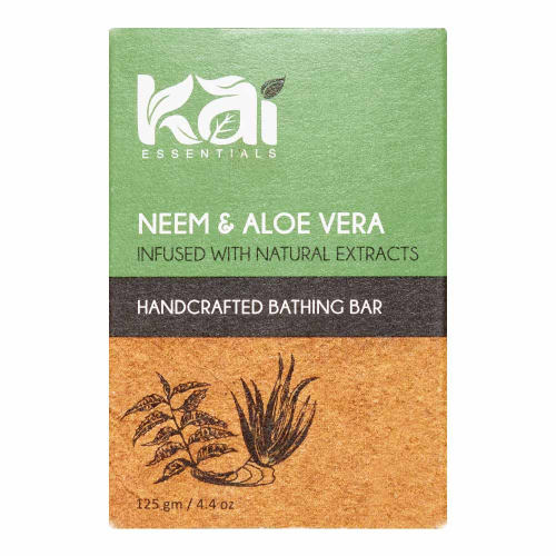 KAI ESSENTIALS Neem & Aloevera Мыло Ним и Алоэвера 125г