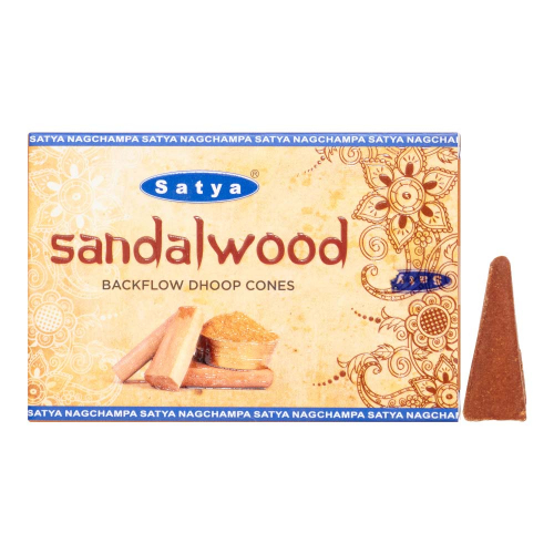 SATYA Premium Sandal Wood Конусы 10шт