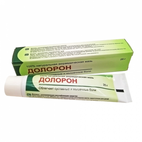 ДОЛОРОН Sidler Remediz Натуральная аюрведическая мазь 25г