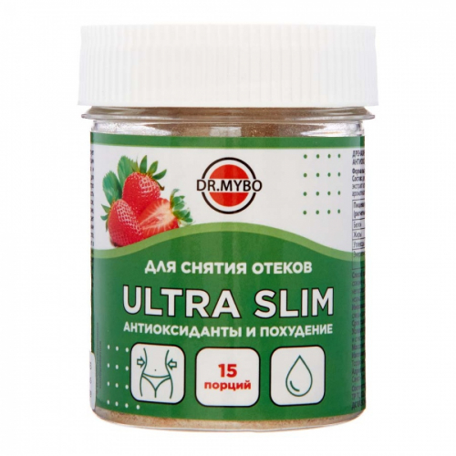 DR. MYBO Ultra slim Детокс - Напиток для снятия отеков очищение и похудение 15 порций 75г