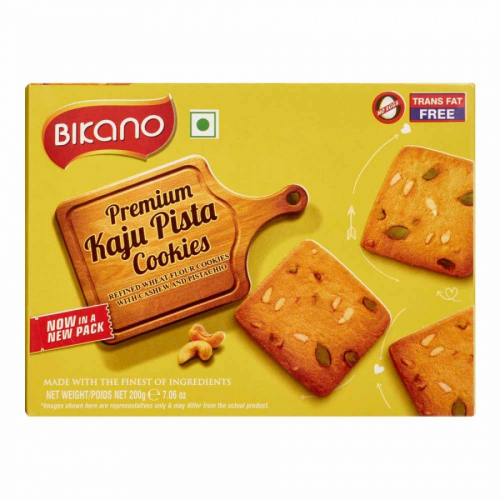 BIKANO Cookies kaju pista Печенье с кешью и фисташками 200г