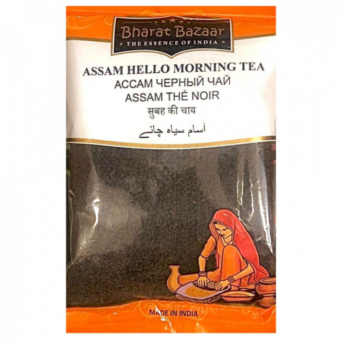 Bharat Bazaar Чай Ассам Хелло Морнинг черный лист Assam Hello Morning Black Tea Bharat Bazaar 100г