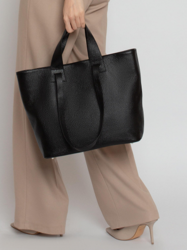 Сумка: Женская кожаная сумка Richet 2968LN 335 Черный