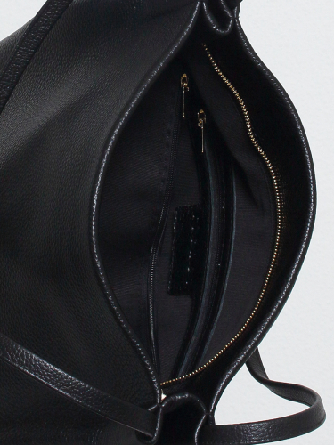 Сумка: Женская кожаная сумка Richet 3162LG 376 Черный