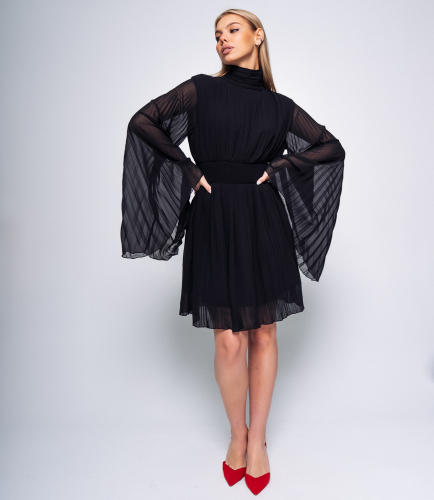 Платье #КТ1201 (1), чёрный