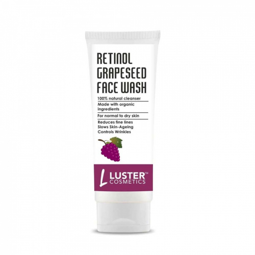 LUSTER Retinol Grapeseed Face Wash Гель для умывания с ретинолом и маслом из виноградных косточек 100мл