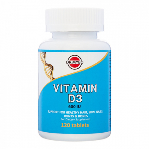 DR. MYBO Vitamin D3 Витамин D3 120табл 600 ME