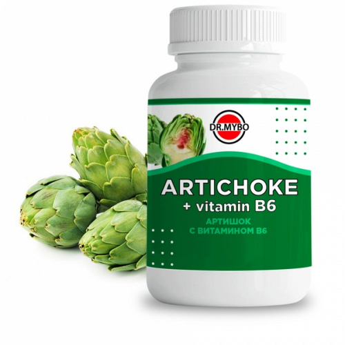 DR. MYBO Artichoke+vitamin B6 Артишок с витамином В6 90таб