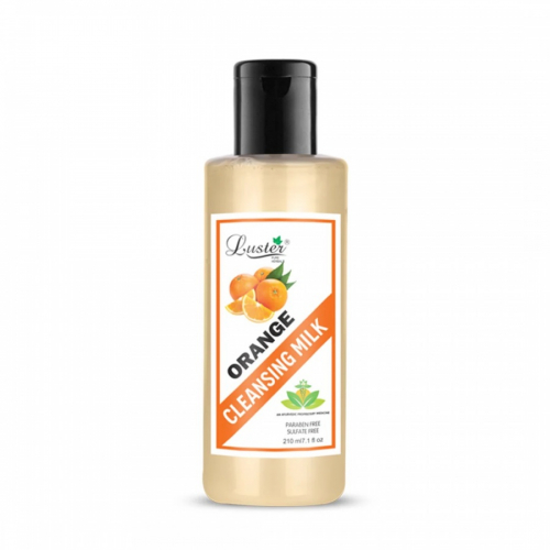 LUSTER Orange Deep Cleansing Milk Очищающее молочко для лица с экстрактом апельсина и витамином Е 210мл