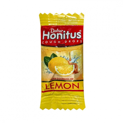DABUR Honitus cough drop honey & lemon Леденцы Лимон и мёд при респираторных заболеваниях 1шт