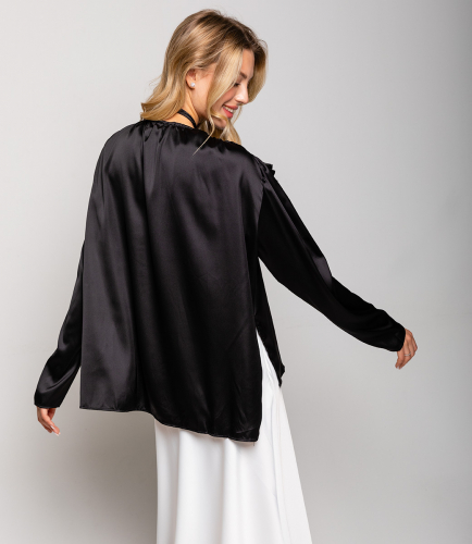 Блуза #КТ912 (4), чёрный
