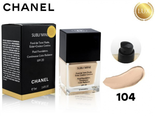 Копии Тональный крем Chanel Subli'Mine Fond de Teint Fluide SPF20 (104)