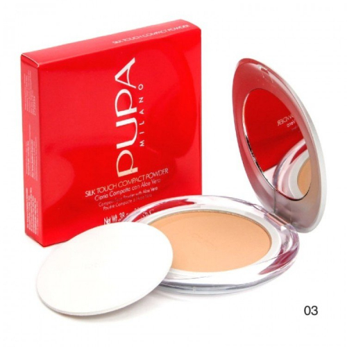 Копии Пудра для лица Pupa Silk Touch Compact Powder (03)